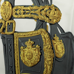 エルメス カレ90 Brides de Gala 式典用馬勒 スカーフ ライトブルー マルチカラー シルク レディース HERMES 中古