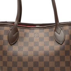 ルイ ヴィトン ダミエ ネヴァーフルPM ハンドバッグ トートバッグ N41359 ブラウン PVC レザー レディース LOUIS VUITTON 【中古】