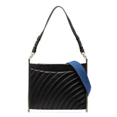 クロエ ロイ ハンドバッグ ショルダーバッグ 2WAY ブラック レザー メタル レディース Chloe 中古