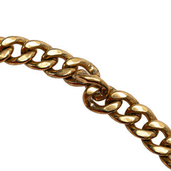 プラダ サフィアーノ チェーン ショルダーバッグ レッド ゴールド レザー レディース PRADA 【中古】