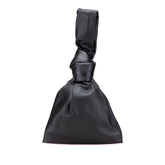 ボッテガヴェネタ ミニ ザ ツイスト ハンドバッグ クラッチバッグ ブラック レザー レディース BOTTEGAVENETA 【中古】