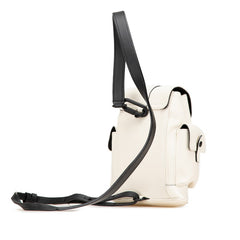 ルイ ヴィトン クリストファーXS ボディバッグ ウエストバッグ M58493 ホワイト ブラック トリヨンレザー レディース LOUIS VUITTON 【中古】