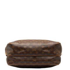ルイ ヴィトン モノグラム リポーターGM 斜め掛け ショルダーバッグ M45252 ブラウン PVC レザー レディース LOUIS VUITTON 【中古】