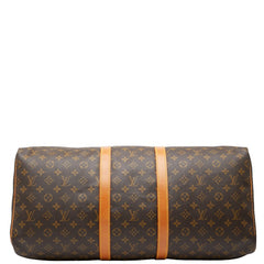 ルイ ヴィトン モノグラム キーポル55 ボストンバッグ トラベルバッグ 旅行用バッグ M41424 ブラウン PVC レザー レディース LOUIS VUITTON 【中古】