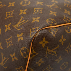 ルイ ヴィトン モノグラム キーポル55 ボストンバッグ トラベルバッグ 旅行用バッグ M41424 ブラウン PVC レザー レディース LOUIS VUITTON 【中古】