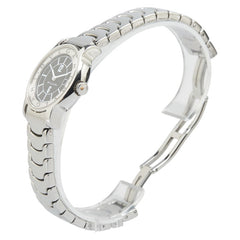 ブルガリ ソロテンポ 腕時計 ST29S クオーツ ブラック文字盤 ステンレススチール レディース BVLGARI 【中古】