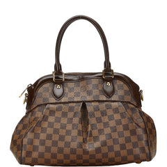 ルイ ヴィトン ダミエ トレヴィPM ハンドバッグ ショルダーバッグ 2WAY N51997 ブラウン PVC レザー レディース LOUIS VUITTON 【中古】