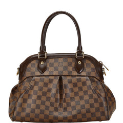 ルイ ヴィトン ダミエ トレヴィPM ハンドバッグ ショルダーバッグ 2WAY N51997 ブラウン PVC レザー レディース LOUIS VUITTON 【中古】