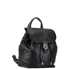 マイケルコース MINA リュック バックパック 30T1G4MB3L ブラック レザー レディース Michael Kors 【中古】