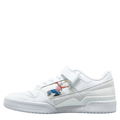 アディダス ディズニーコラボ フォーラム ロー スニーカー GW9535 ホワイト レザー メンズ adidas 【中古】