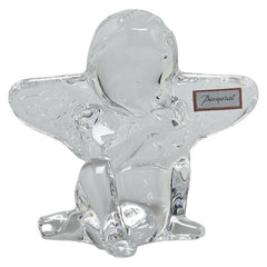 バカラ エンジェル クリスタルオブジェ クリア ガラス レディース Baccarat 【中古】