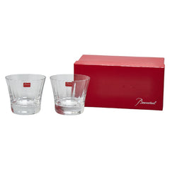 バカラ ミルニュイ ペア ロックグラス ペアグラス クリスタル コップ 2点セット クリア ガラス レディース Baccarat 【中古】