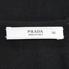 プラダ スカートサイズ:36 ブラック アセテート レディース PRADA 【中古】
