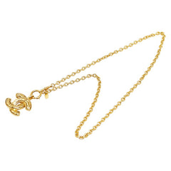 シャネル マトラッセ ココマーク ネックレス ゴールド メッキ レディース CHANEL 【中古】