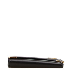 ダンヒル キーケース 6連 ブラック ゴールド レザー メンズ Dunhill 【中古】