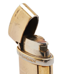 イヴ サンローラン YSLロゴ ガスライター ライター ゴールド メッキ レディース YVES SAINT LAURENT 【中古】