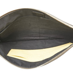 フェンディ クラッチバッグ セカンドバッグ 7N0110 グレージュ レザー レディース FENDI 【中古】