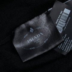 プラダ Vネック ニット サイズ:38 ブラック ウール レディース PRADA 【中古】