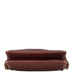 マークバイマークジェイコブス 斜め掛け ショルダーバッグ ブラウン レザー レディース MARC BY MARC JACOBS 【中古】