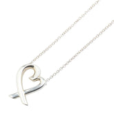 ティファニー パロマ ピカソ ラビングハート ネックレス SV925 シルバー レディース TIFFANY&Co. 【中古】