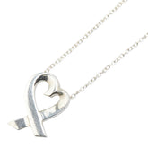 ティファニー パロマ ピカソ ラビングハート ネックレス SV925 シルバー レディース TIFFANY&Co. 【中古】