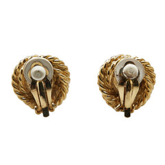 セリーヌ イヤリング ゴールド メッキ フェイクパール レディース CELINE 【中古】