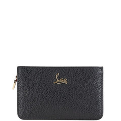 クリスチャンルブタン コインケース 小銭入れ ブラック レッド レザー レディース Christian Louboutin 【中古】