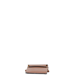 セリーヌ 斜め掛け ショルダーポーチ サングラスケース ブラウン レザー レディース CELINE 【中古】