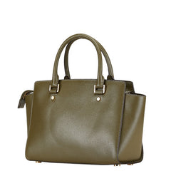 マイケルコース セルマ ハンドバッグ ショルダーバッグ 2WAY 30S3GLMS2L カーキ レザー レディース Michael Kors 【中古】