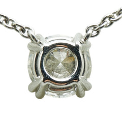ハリーウィンストン ラウンドカットソリティア ネックレス PIDPRD005SI Pt950 プラチナ レディース HARRY WINSTON 【中古】