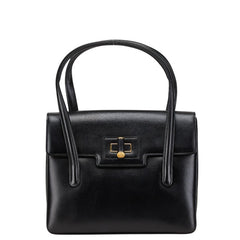 グッチ ハンドバッグ ブラック レザー レディース GUCCI 【中古】