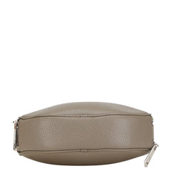 マークジェイコブス 斜め掛け ショルダーバッグ グレー レザー レディース MARC JACOBS 【中古】