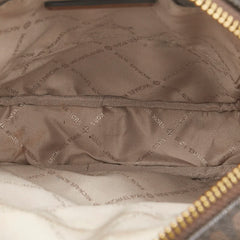 マイケルコース シグネチャー 斜め掛け ショルダーバッグ 35H9GTVC1B ブラウン PVC レザー レディース Michael Kors 【中古】