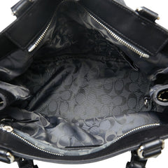 コーチ ハンドバッグ 7468 ブラック レザー レディース COACH 【中古】