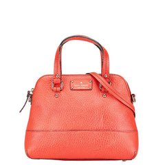 ケイトスペード ハンドバッグ ショルダーバッグ 2WAY レッド レザー レディース Kate Spade 【中古】