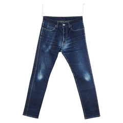 グッチ タイガー デニムパンツ サイズ:32 ブルー デニム レディース GUCCI 【中古】