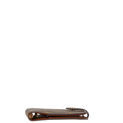 ルイ ヴィトン モノグラム アジェンダPM 手帳カバー 6穴 R20005 ブラウン PVC レザー レディース LOUIS VUITTON 【中古】