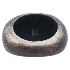 ルイ ヴィトン バーグシルバニア リング 指輪 #M M65934 ブラック ウッド レディース LOUIS VUITTON 【中古】