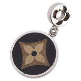 ルイ ヴィトン パンダンティフ フルール ペンダントトップ M65436 シルバー ブラック SV925 シルバー レディース LOUIS VUITTON 【中古】