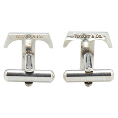 ティファニー ×TOYOTA Tロゴ カフス タイタック セット SV925 シルバー メンズ TIFFANY&Co. 【中古】
