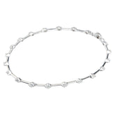 K18WG ホワイトゴールド ダイヤ1.00ct ブレスレット レディース 【中古】