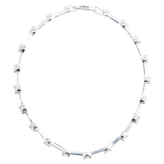 K18WG ホワイトゴールド ダイヤ1.00ct ブレスレット レディース 【中古】