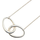 ティファニー エルサ べレッティ ダブルループ ネックレス シルバー スターリングシルバー レディース TIFFANY&Co. 【中古】