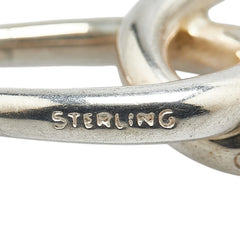 ティファニー エルサ べレッティ ダブルループ ネックレス シルバー スターリングシルバー レディース TIFFANY&Co. 【中古】