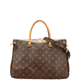 ルイ ヴィトン モノグラム パラスBB ハンドバッグ ショルダーバッグ 2WAY M50197 ブラウン ベージュ PVC レザー レディース LOUIS VUITTON 【中古】