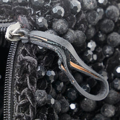 アンテプリマ ハンドバッグ ブラック ビーズ ベロア レディース ANTEPRIMA 【中古】