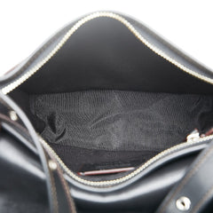 コーチ スタッズ ストーン 斜め掛け ショルダーバッグ ブラック レザー レディース COACH 【中古】