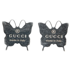 グッチ 蝶 バタフライ ピアス SV925 シルバー レディース GUCCI 【中古】