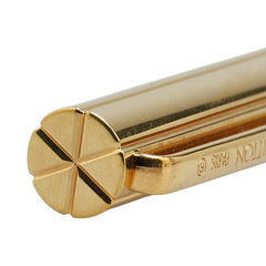 ルイ ヴィトン ロゴ ツイスト式 ボールペン ゴールド メッキ レディース LOUIS VUITTON 【中古】