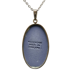 ウェッジウッド カメオ ペンダントネックレス SV925 シルバー レディース Wedgwood 【中古】